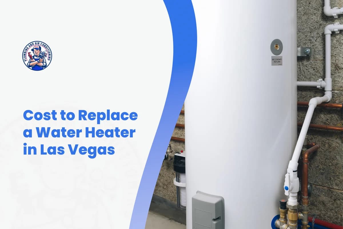 Cost to replace a water heater in Las Vegas