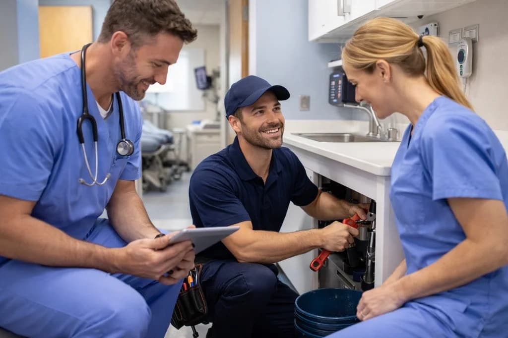 Healthcare & Institutional Plumber Services | Active Plumbing