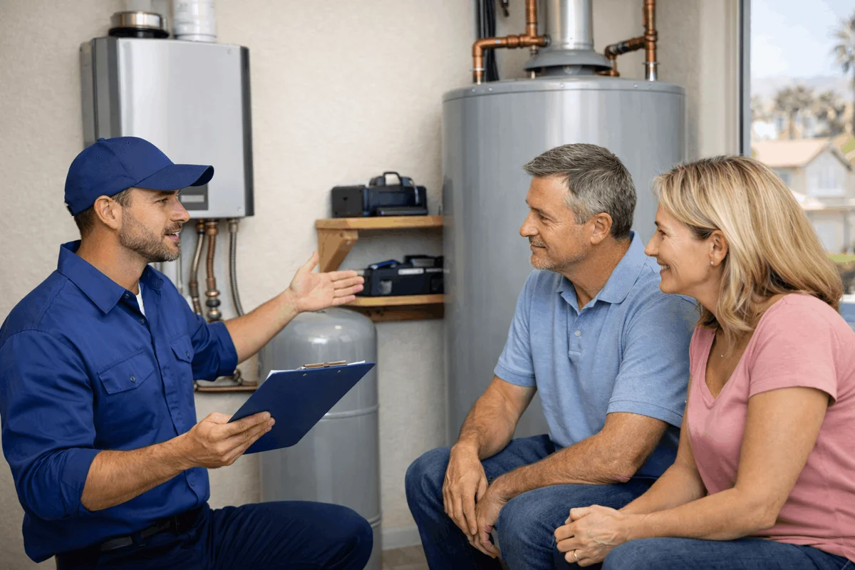 Upfront Cost and Operating Cost - Best Water Heater Option for Las Vegas Homes: Tank vs Tankless