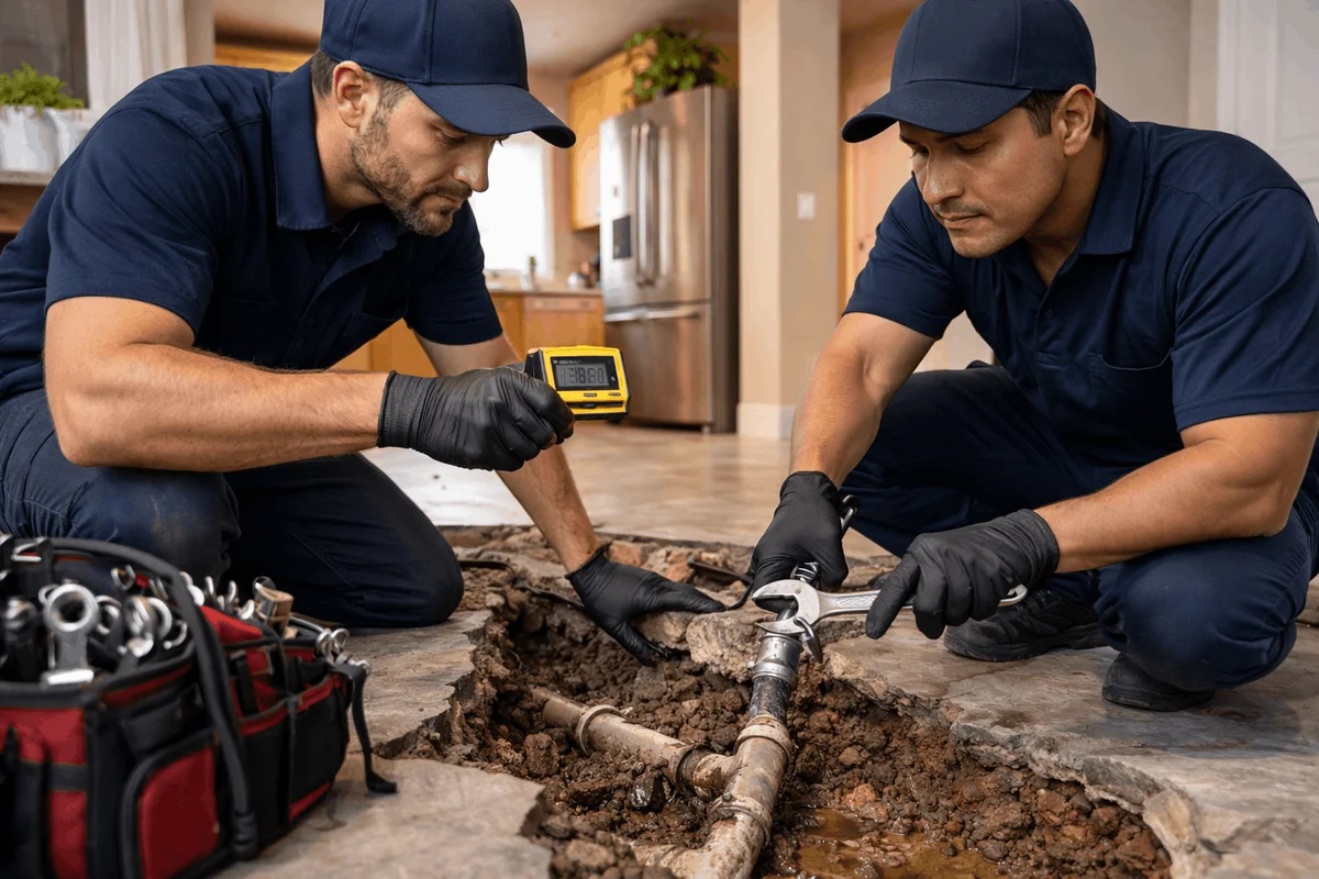 why foundation shifts in the las vegas foothills cause pipe bursts