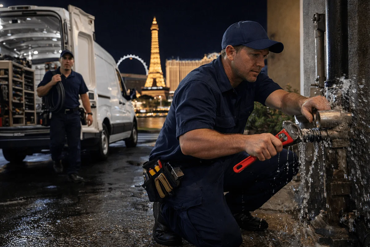 Commercial and Residential Side by Side - Why Proximity to the Strip Matters for Plumbing Emergencies