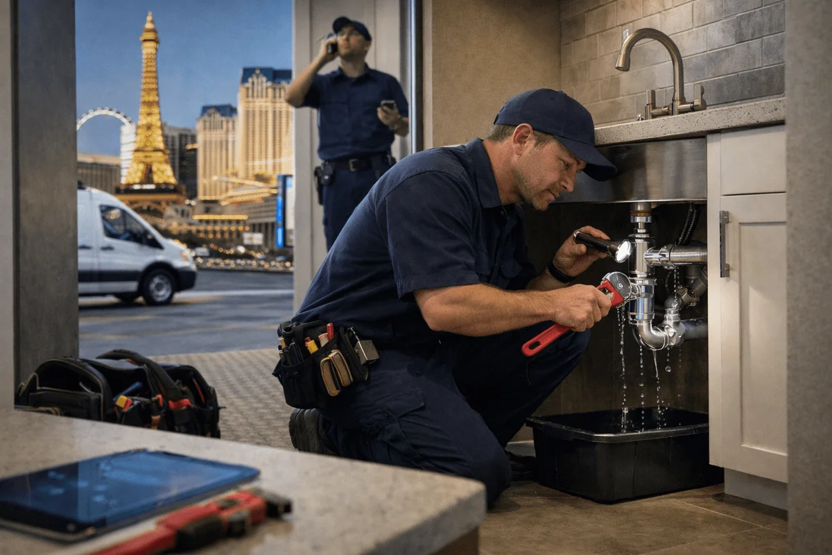 High Stakes When Things Fail - Why Proximity to the Strip Matters for Plumbing Emergencies
